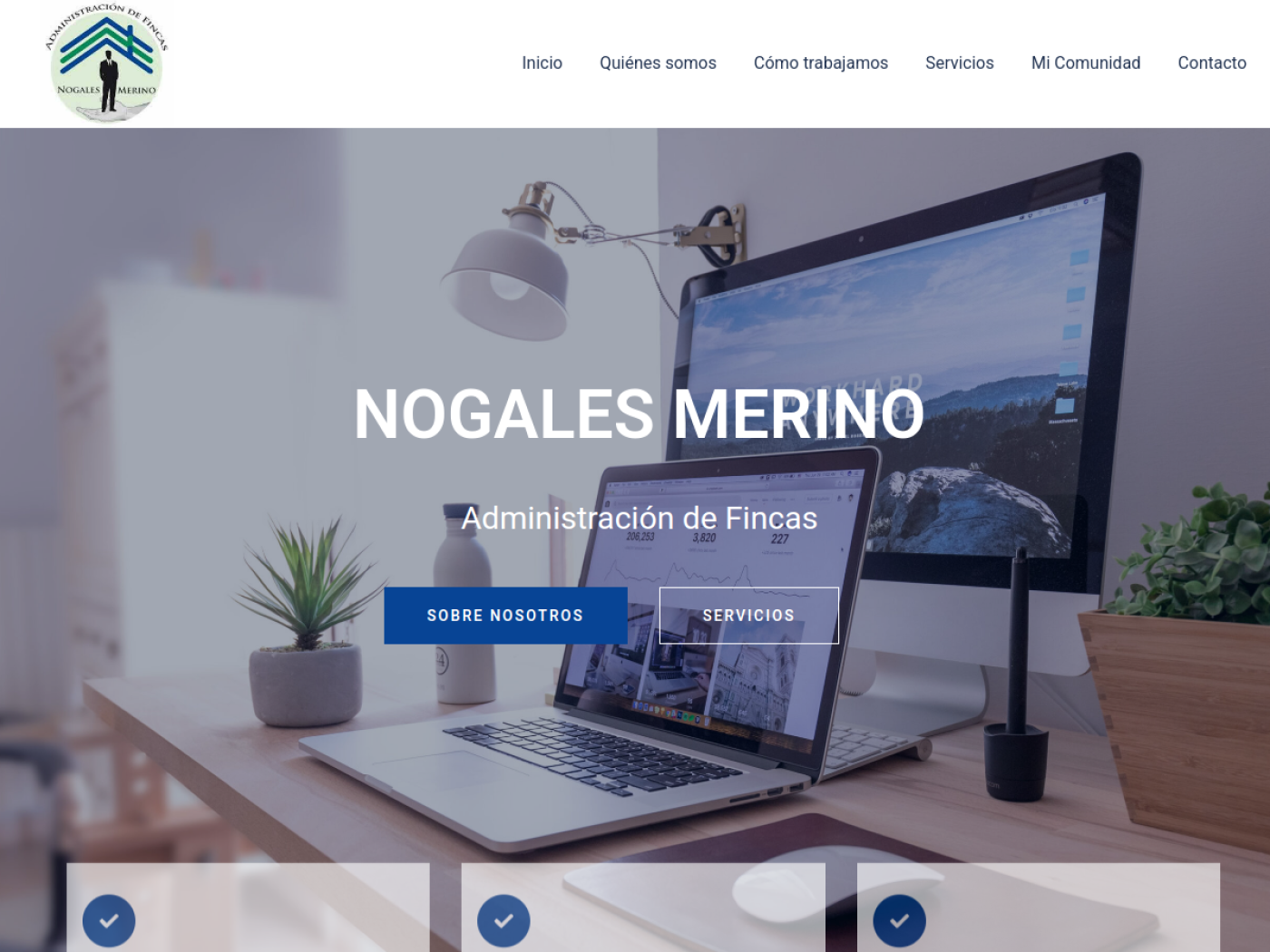 Web de NM Fincas
